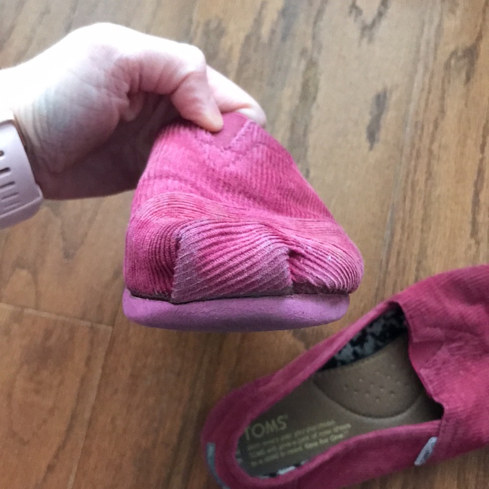 Pink Corduroy Toms - Picture 14 of 15